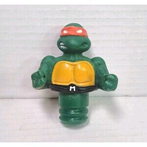 Teenage Mutant Ninja Turtles Michelangelo Holiday Delights Candy Topper 1990 Top